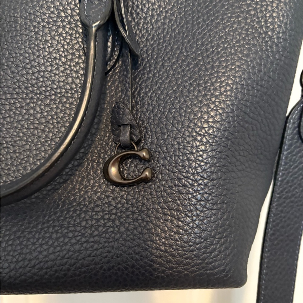 Coach Pebbled Leather Shoulder Bag